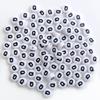 Bxwoum 100PCS Letter Beads Acrylic Alphabet Beads for Jewelry Making Round White Letter Q Beads for Bracelets Making Necklaces Key Chains DIY 4X7mm view 2