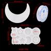 Silicone Resin Molds Moon & Star Wind Chime Molds Wall Hanging Home Garden DIY Decor Art Decoration 3 pcs (resin-3pcs) view 2