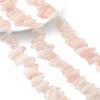 BEADIA Natural Rose Quartz Irregular Teardrop Stone Beads 0.4"-1.2" Loose Semi Gemstone Beads for Jewelry Making 15 Inch/Strand view 4