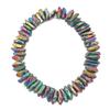 BEADIA Rainbow Titanium Coated Crystal Quartz Spike Point Stick Beads Polished 0.8"-1.2" for Jewelry Making 15 Inch/Strand view 3