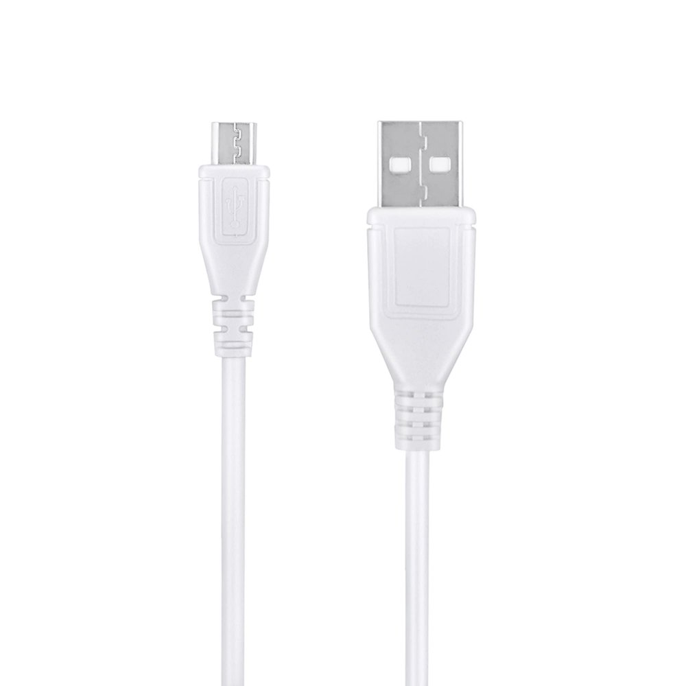 Digipartspower 5ft White Micro USB Charging Cord Cable Power Lead for Logitech G933 Artemis Spectrum Gaming Headset