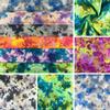 Colorful Tie Dye Printing Fabric 6 Pcs Camouflage Precut Cotton Fabric Breathable Muticolor Quilting Fabric for DIY Bandana 48x48CM view 2