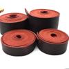 YESSZ Red Leather Strips Length 30"/60" Flat Full Grain Leather DIY Belt Blank Straps Soft Leather Strap for Craft Tooling Carving Wallet Jewelry Making (38mm, 30inch) view 1