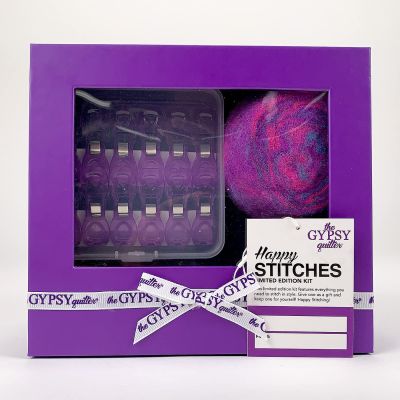 Gypsy Quilter The Happy Stitches Limited Edition Kit, Purple