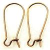 100Pcs. WHOLESALE Antique Copper KIDNEY Earring Hooks 25mm (1") Tibetan Q0677 charm original view 1