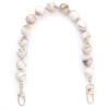 AUMEY Handbag Chain Straps Acrylic Purse Chain Strap Fashionable Replacement Purse Clutches Handles for Purse Handbags DIY Crafts, 15 inch of Each (YZL01-Beige) view 2