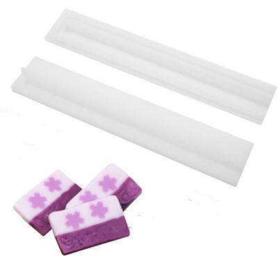 Cherry Flower Silicone Handmade Soap Candle Aromatherapy Gypsum Mold DIY Baking Columnar Mousse Cake Core Mould Chocolate Fondant Sandwich Tube Tool