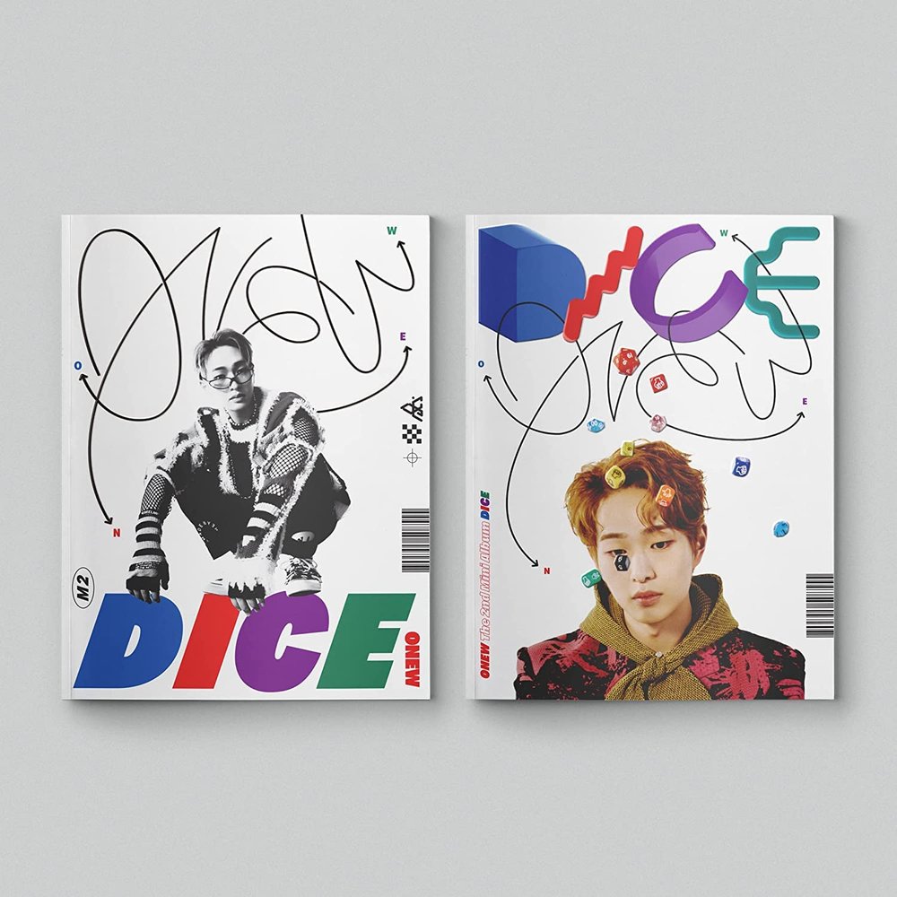 SM Ent. ONEW SHINee - DICE [Photobook ver.] 2nd Mini Album+Extra Photocards Set (ROLLING ver, CD Only, No Poster)