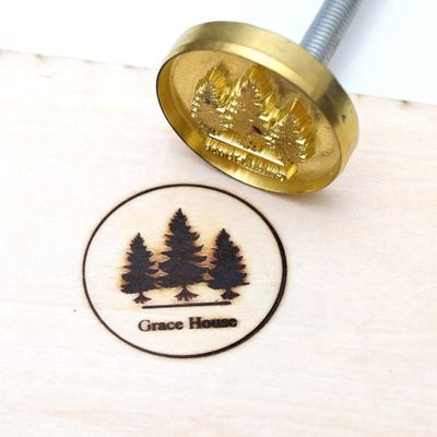 Custom Logo Wood Branding Iron,Durable Leather Branding Iron Stamp,Flame Heated Stamp,Custom Woodwork Design Stamp