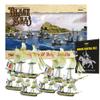 Wargames Delivered - Warlord Games Black Seas with Bonus Miniature STL Download - Frigates & Brigs Flotilla (1770-1830). 1/700 Scale, Naval Warfare, Model Ship Battles view 1