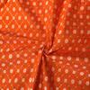 Silk Brocade Fabric Orange,Ivory x Metallic Gold Color 58" Wide BRO798[2] Brocades/Jacquards view 1