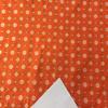 Silk Brocade Fabric Orange,Ivory x Metallic Gold Color 58" Wide BRO798[2] Brocades/Jacquards view 3