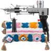 wzfdm Portable Carpet Flocking Machine DIY Tools 7-24mm, Handheld Cut Pile Knitting Machine,Black view 1