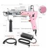 wzfdm Electric Carpet tufting Gun, 5-43 Stitches/s Adjustable Speed, Handheld Knitting Machine Home DIY Tools, Cut Pile Type Carpet Tufting Gun,Pink view 3