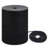 Macrame Cord 2mm x 656yd | 100% Natual Cotton Macrame Rope | 3 Strand Twisted Cotton Cord for Handmade Plant Hanger Wall Hanging Craft Making, Black view 1