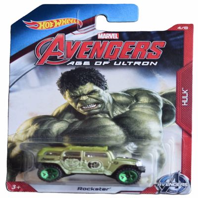 Hot Wheels Rockster, Hulk, Avengers