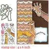 BAOFALI Animals is Watching You Metal Cutting Dies DIY Die-cuts and Clear Rubber Stamps Set Stamping Scrapbooking Embossing Stencil Album Gift Cards Home Decoration Paper Craft view 2