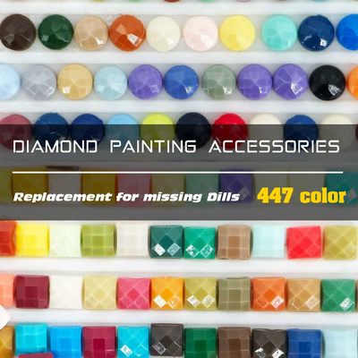 Carsilers Diamond Painting Square Drills 3826,Diamonds Painting Accessories Replacement for Missing Drills,Diamond Beads Replacement Drills Gems Stones,Square,About 3500pcs