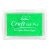 Craft Ink Pad for Rubber Stamps, Paper, Wooden, Fabric, Scrapbooking, Non-Toxic Finger Ink Pads for Kids (Emerald Green) view 1
