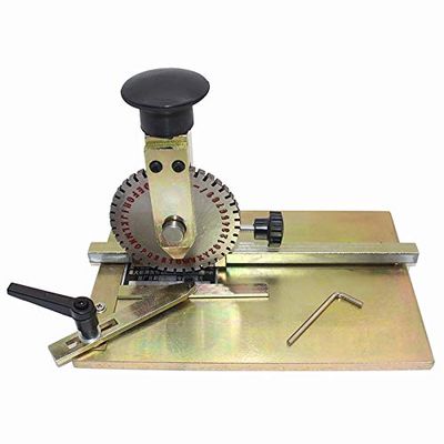 Jieotwice Metal Plate Stamping Embosser Manual Metal Stamping Marking Machine Deboss Embossing Machine Dog Tag Letter Printing (2.5mm)