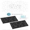 NineTribe Basics Groovy Patterns Stars and Stipples Patchwork Quilt Template - Long Arm Board Quilting Templates - Sewing Supplies view 2