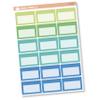 1/2 Box Appt Planner Labels, Half Box Appointment Stickers, Color Print Planning Stickers (L-349) view 1