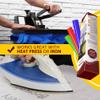 Firefly Craft Regular Royal Blue, Heat Transfer Vinyl for Shirts - Iron on Vinyl for Cricut & Silhouette Heat Press Vinyl for Shirt Transfers - Iron on HTV Vinyl - 15 Pieces, 12" X 20" (25 Feet) Each view 4