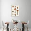 Jaxson Rea "Mushroom Chart III Light Gallery Wrapped Canvas by Wild Apple Portfolio, 36" x 45" view 3
