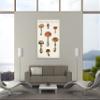 Jaxson Rea "Mushroom Chart III Light Gallery Wrapped Canvas by Wild Apple Portfolio, 36" x 45" view 4