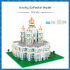 Geniteen Micro Mini Blocks Smolny Cathedral Model Building Blocks Set Architecture Model Mini Building Blocks Gifts for Adult view 4