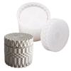 Concrete Flower Pot Silicone Mold with Lid Mold Retro Ripple Silicone Succulent Planter Mold Candle Pen Holder Cement Clay Mold Epoxy Resin Jewelry Storage Box Mould view 1