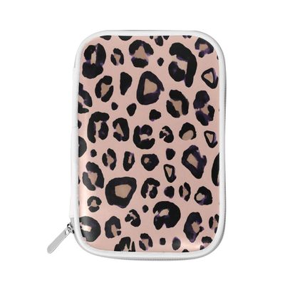 Bolaz Leopard Print Cheetah Pink Pencil Case Pen Case Pencil Bag Pouch Zipper Organizer Stationery School Bag Holder Makeup Bag for Kids Teen Office
