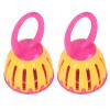 Hand Bell, 2pcs Handheld Children Rattle Shaker Rattle Toy Hand Percussion Jingle for Kids Cage view 1