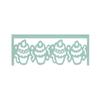 Bira Craft Deep Edger Border Craft Punch for Scrapbooking Cards Arts (Cupcake Chain) view 2
