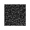 0.71oz Rocailles PRECIOSA Seed Beads 8/0, matt Black view 1