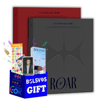 Dreamus E'LAST - Roar [Full Set ver.] (3rd Mini Album) 2 Albums+BolsVos K-POP eBook (21p),1EA BolsVos Sticker for