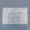 Ciieeo Silicone Alphabet Mold for Keychains and Pendants Easy to Use Smooth for Effortless Demolding for Beginners and Professionals Supports Repeated Use view 4