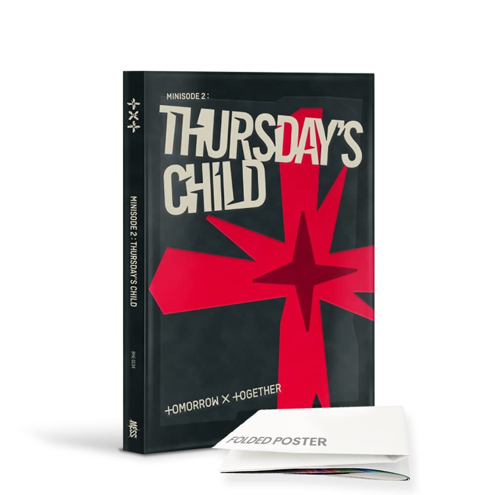 dreamus TOMORROWxTOGETHER txt - minisode 2: Thursday's Child 4th mini album Incl. Folded poster (Mess ver.)