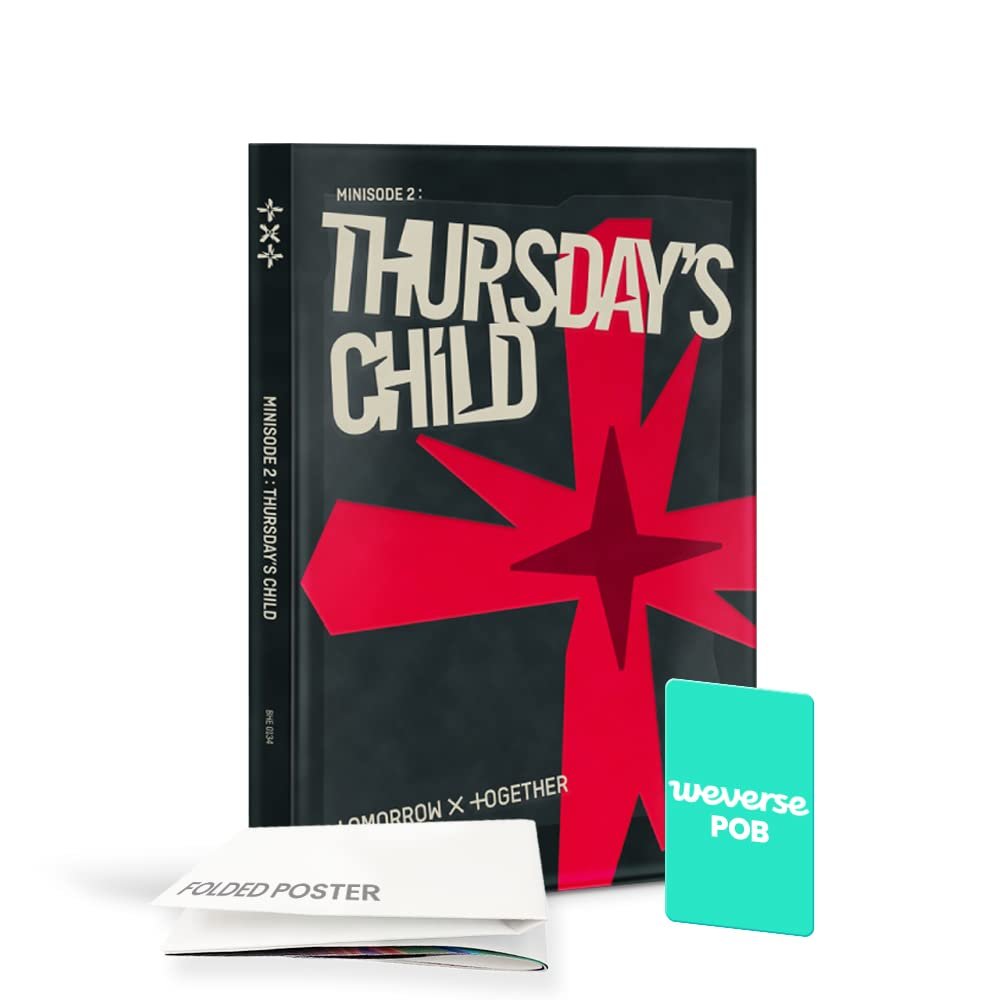 [ WEVERSE PREORDER ] TOMORROW X TOGETHER txt - minisode 2: Thursday's Child 4th mini album Incl. Folded poster (Mess ver.)