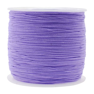 Mandala Crafts Lavender Shirring Elastic Thread for Sewing, Knitting, Smocking, and DIY Crafts - 87 Yards 0.6mm Fine Thin Stretch Thread for Sewing Machines