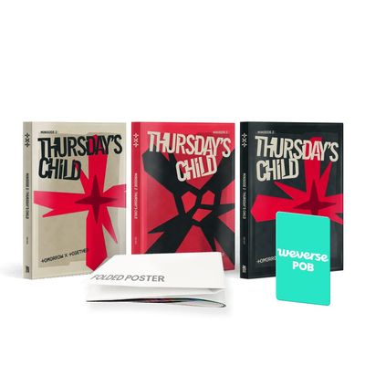 [ WEVERSE PREORDER ] TOMORROW X TOGETHER txt - minisode 2: Thursday's Child 4th mini album Incl. Folded poster (Set ver.)