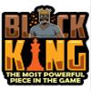 Black Man Sublimation Transfer - Ready to Press - Black King The Most Powerful Piece in The Game view 1