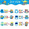 chiazllta 30 PCS Summer Craft Kits Kids DIY Hawaii Aloha Owl End of School Year Craft Preschool Art Craft, Make Your Own Bulk Set for Home Classroom Day-Care Game Activities Summer Party Favors view 3