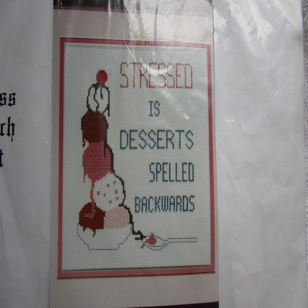 Counted Cross Stitch Desserts Kit