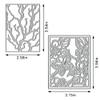 2 Frame Leaves Dies for Card Making, Butterfly Flower Background Cutting Die for Scrapbooking on Clearance Paper Crafting Decor DIY Album view 2