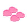 AMZTOART 2PC Silicone Resin Phone Grip Socket Molds Epoxy Heart with Heart Beat Line ICU Letters Mold DIY Casting Making for Badge Reel view 4