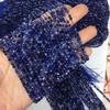 Natural Tiny Sodalite Beads Micro AAA Sodalite Beads Spacer Beads Semi Precious Loose Round Beads Beautiful Blue Color Beads for Jewellery Making 3-3.5mm 1 Strand 13 Inch view 2