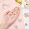 SUNNYCLUE 1 Box 10Pcs 5 Style Alloy Rhinestone Cabochons Crystal Rhinestone Crown Embellishments Rhinestone Flatback Crystal Accessory for DIY Crafts Jewelry Making Wedding Decoration view 3