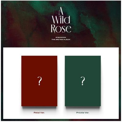 Ryeo Wook - A Wild Rose [Full Set ver.] (3rd Mini Album) 2Albums+CultureKorean Gift(Decorative Stickers,Photocards,Top Loader Stcikers)