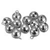 uxcell Jingle Bells, 9/16" 12pcs Small Craft Bells for DIY Holiday Decoration, Musical Party, Home, Festival, Wedding, Silver Tone view 1